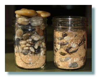 Rocks in a jar